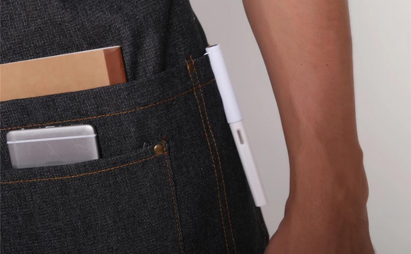 Luminous Denim Apron