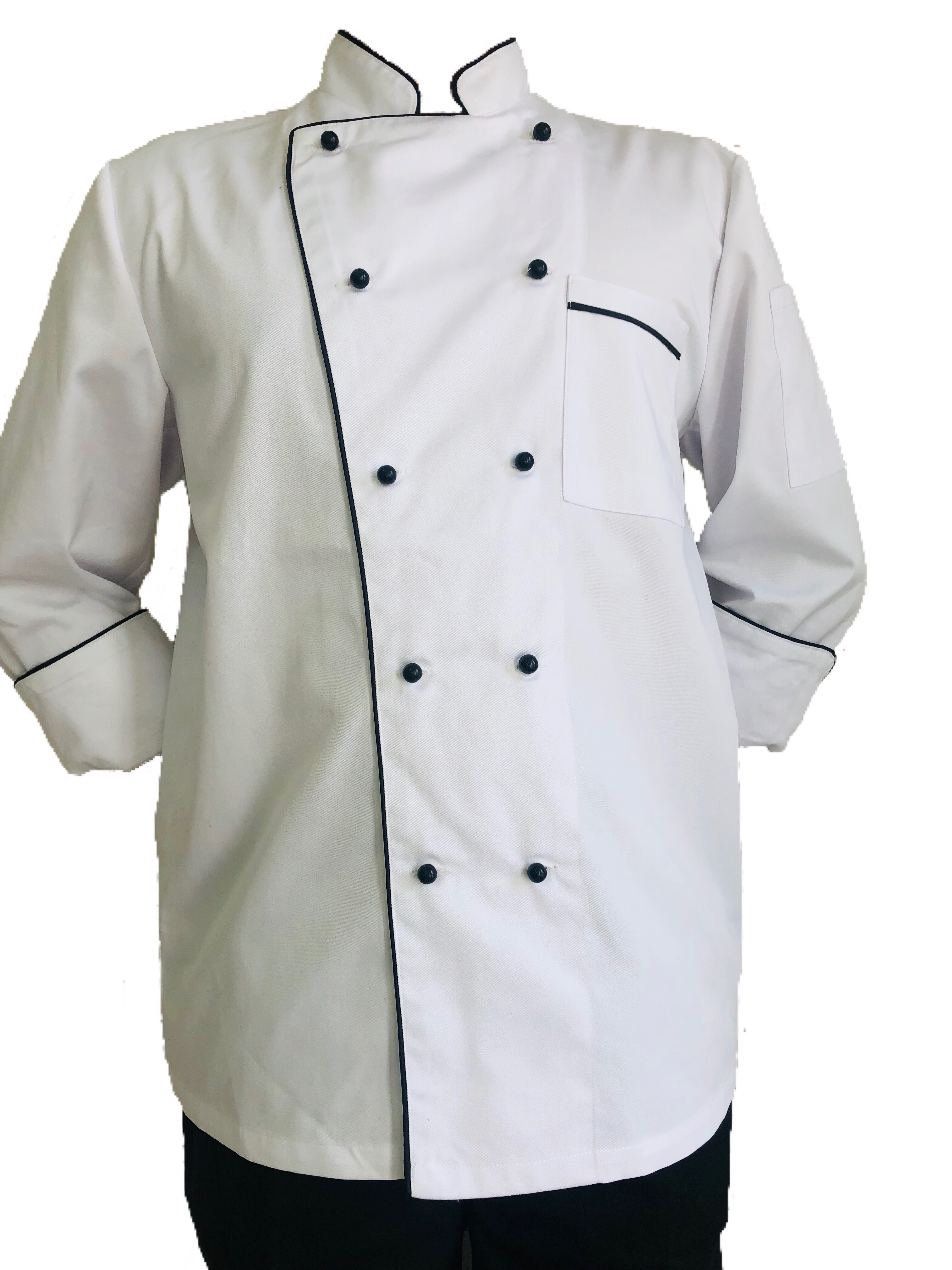 Chef Jackets Classic White - Unisex Chef Uniforms Australia