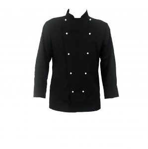 Black Chef Jacket long sleeve