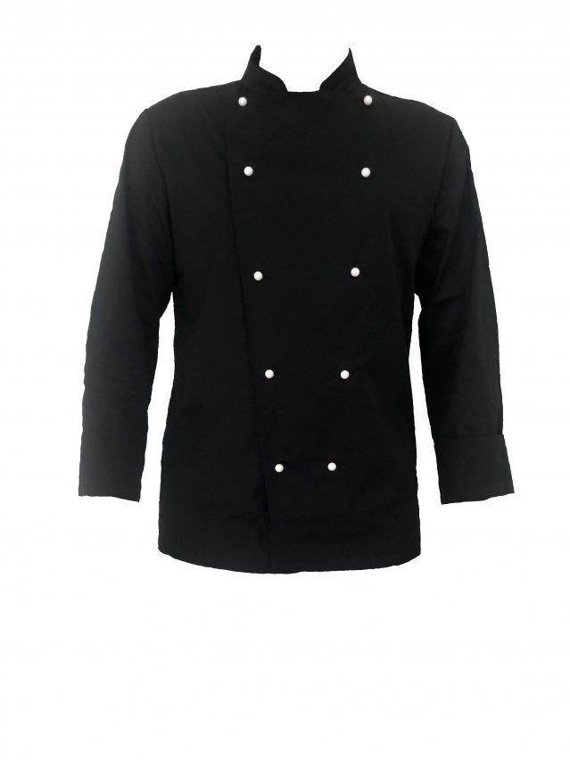 Black Chef Jacket (Long Sleeve)