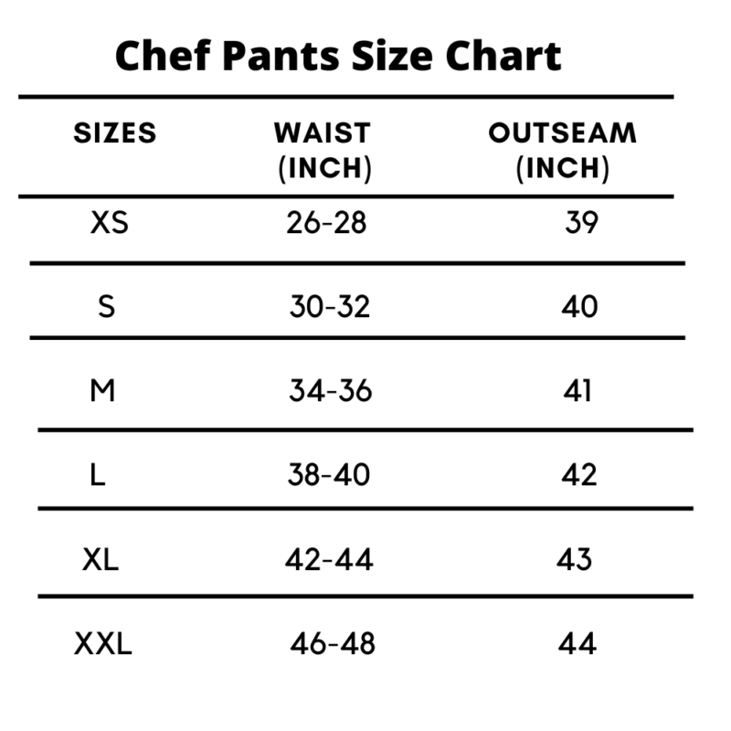 Waistband Chef Pants Black - Image 6