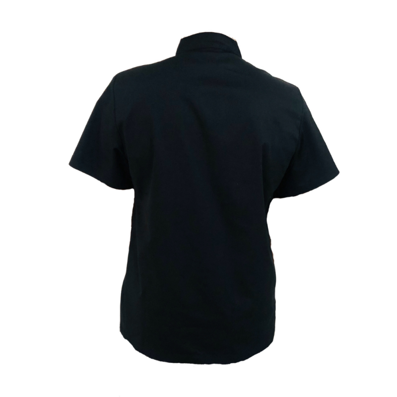Black Chef Jacket (Half Sleeve) - Image 2