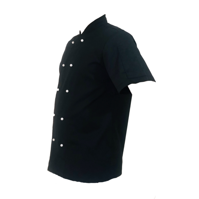 Black Chef Jacket (Half Sleeve) - Image 5