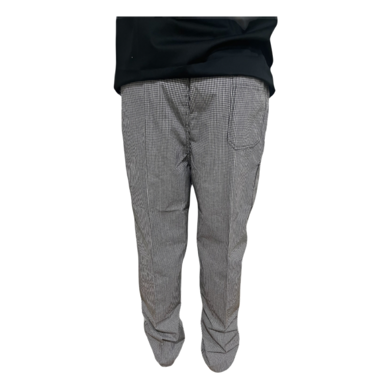 Black & White Check Chef Pants - Image 3